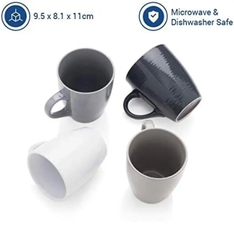 Sabichi Texture Value Mug Set - Perfect for your Morning Drinks - Cup, Drinkware Coffee Beverage 4