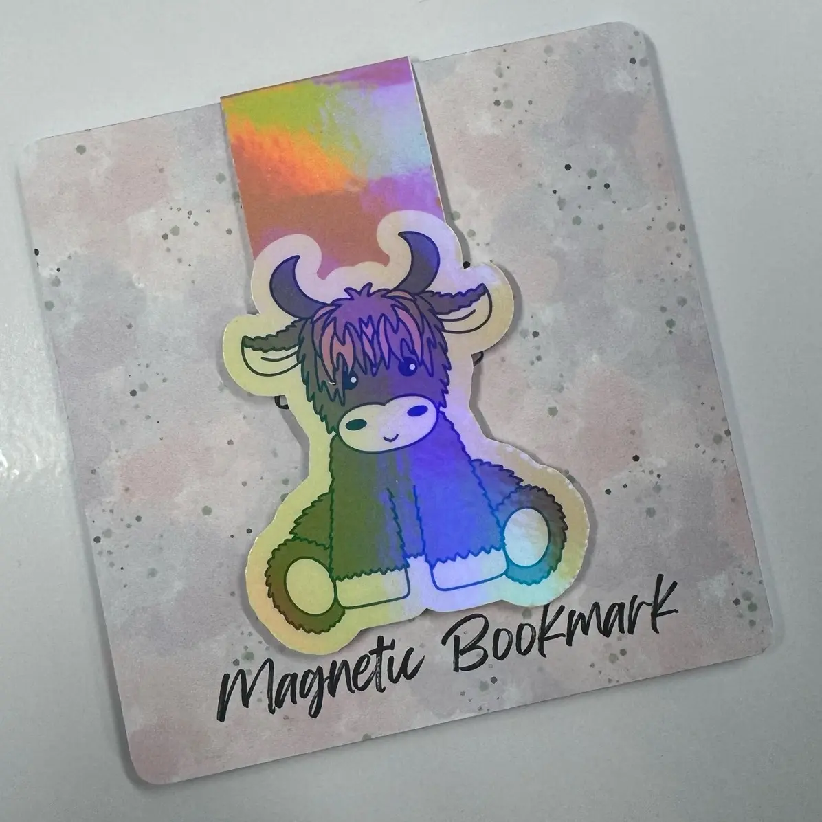 Magnetic Bookmark - Highland Cow
