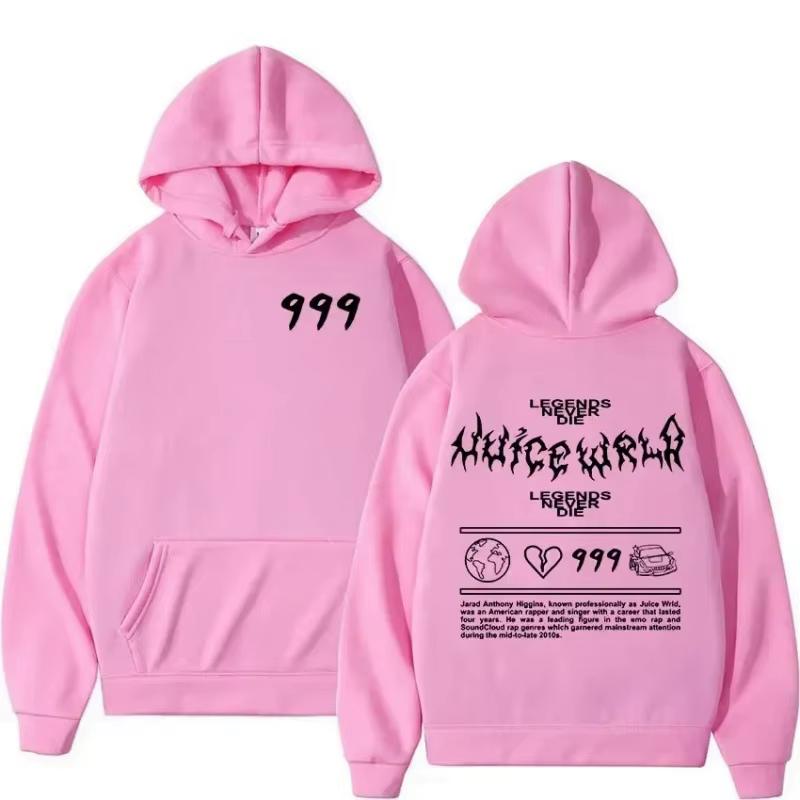 Product Introduction of Juice WRLD Hoodies Men Women Hooded Sweatshirts Fashion Hip Hop Casual Pullovers Autumn Boys Girls Black Streetwear Juicewrld Menswear Tops Long Sleeve 9