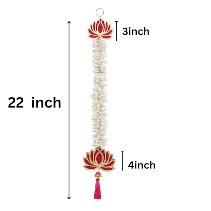 Elegant Lotus-Themed Flower Wall Hangings (Set of 4) 2