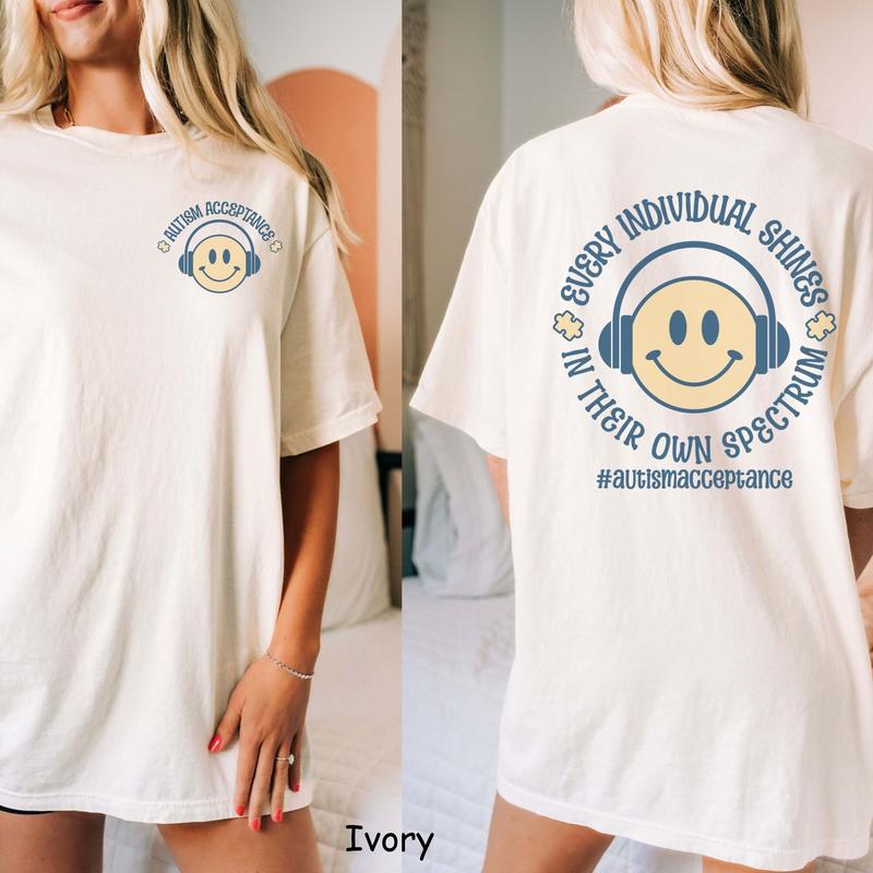 NeuroFriends  Autism Acceptance Shirt Autism Mom Tshirt Autism Awareness Month Aba Therapy Behavior Analyst Shirt Neurodiversity Shirt Oversized Tee UKY24025461 1