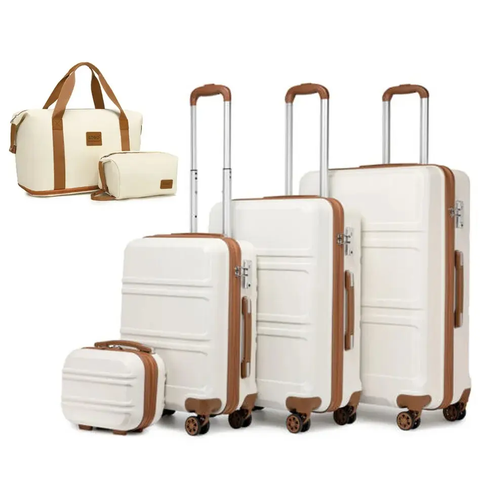 Hard Shell ABS Suitcase Set Trolley Case Travel Spinner 4 Wheels Cabin Luggage for Men and Women luggage  set