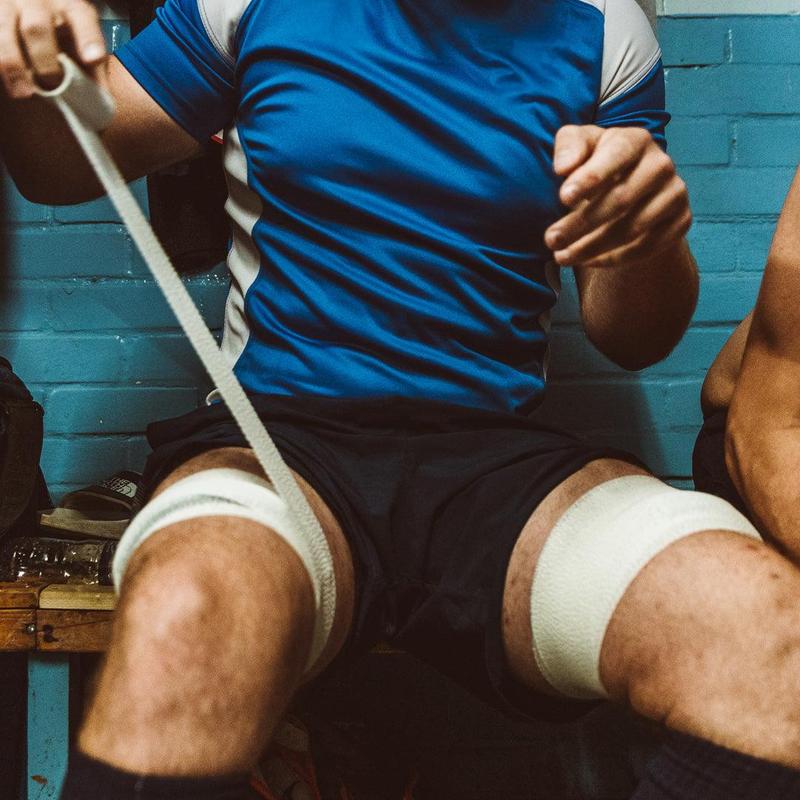 SPORTTAPE Rugby Tape Bundle | Rugby Tape Bundle with Lifting Blocks, Tear EAB Tape, Zinc Oxide and Sock Tape 3