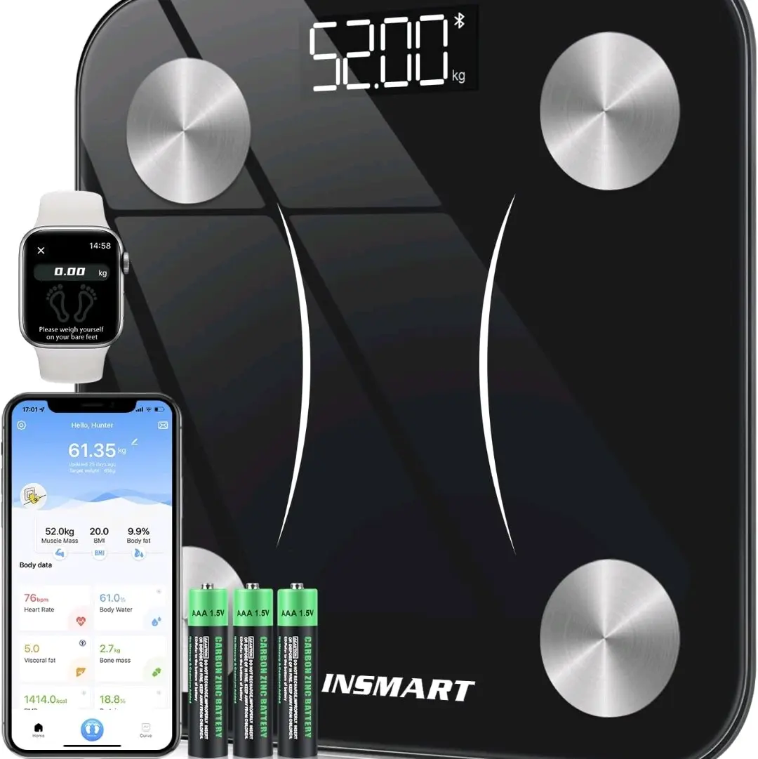 Bluetooth Body Fat Scales without original box,  Smart Digital Bathroom Weight Weighing Scales for Body Composition Analyzer with Smart APP, Body Composition Fitbit Scales for Fitness