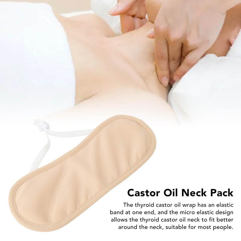 Organic Castor Oil 3 Piece Pack with Body & Neck Wraps Body Care Remedy Comfort Cosmetic Skin Care Skin Repair 2