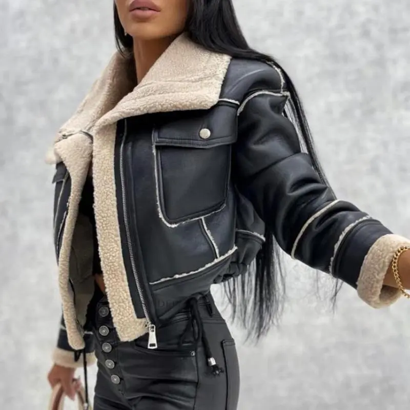 [2024]Autumn and winter  zipper thick coat warm fashion with the same popular coat