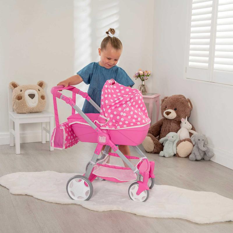 Dolly Tots Junior Roamer Dolls Pram 2