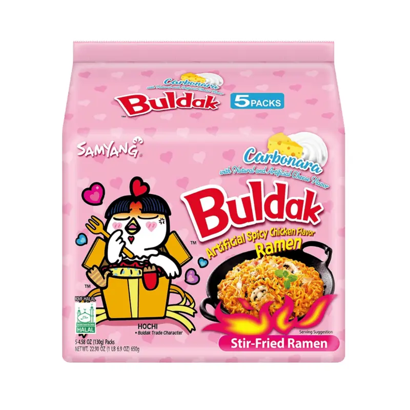 Halal Korean Samyang Buldak Hot Chicken Ramen Instant Noodles Snacks food (5 PACK) | 10 FLAVORS. CHOOSE BELOW samyang  noodles fire  noodles 2