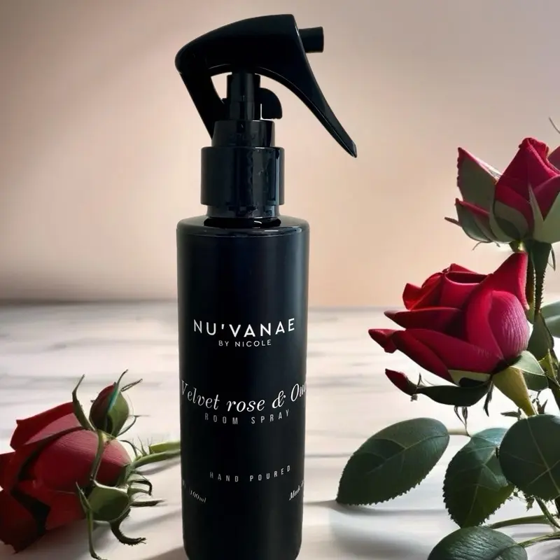 Long lasting room spray Velvet rose and oud & Dark honey and tobac, Fragrance, Freshener, Perfume, Fresh, Pack of two Scent Scented Woody Aroma 3