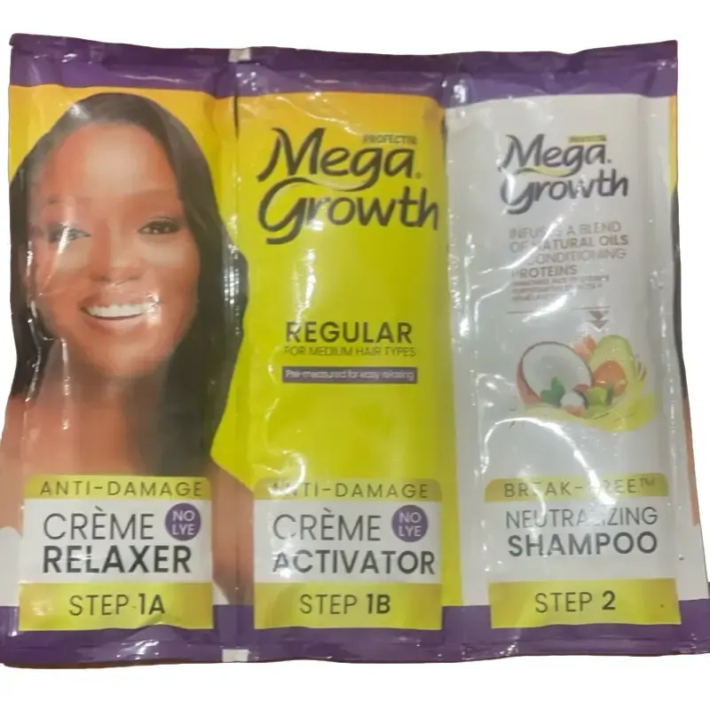 Mega Growth Relaxer for Haircare and Conditioner Cleansing Relaxing