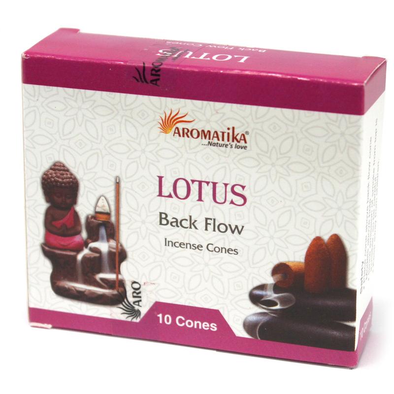 Aromatika Backflow Incense Cones (pack of 10) for Meditation, Aromatherapy & Reiki - Natural Herbs, Oils & Resins 2