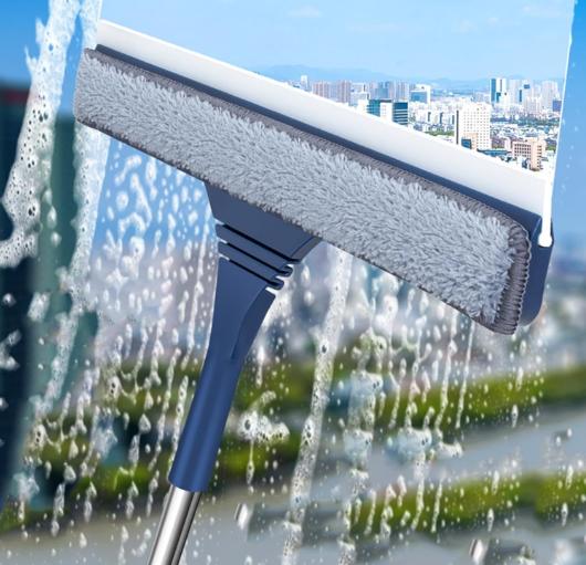 Professional Extendable Glass Cleaning Pole, 102-136cm, Squeegee Cleaner, Bendable Head, Professional Window Cleaning, Lightweight Cleaning Tool Adjustable 7