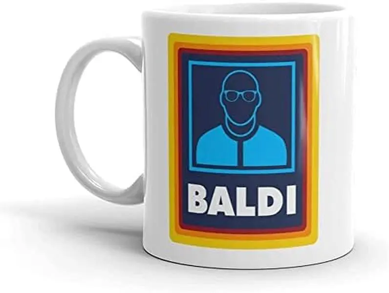 Baldi Gift Mug - Funny Novelty Present for Bald Men, Fathers Day, Grandad -Tumblers Cup Beverage Ceramic Washable Reusable Coffee mug travel  mug 0