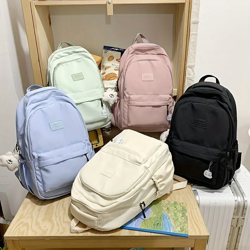 Stylish and Spacious High School Backpack for Teenage Girls - Perfect for Carrying Books, Laptops, and More!