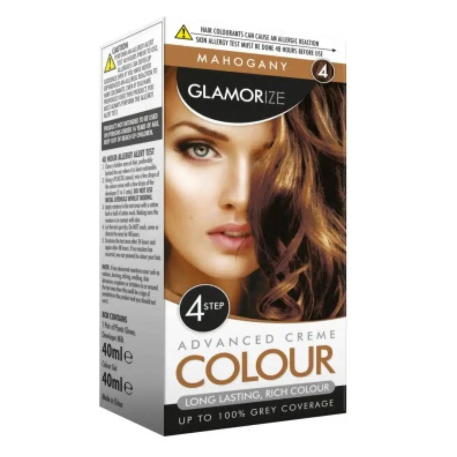 Glamorize Mahogany Hair Dye Colour No. 4
