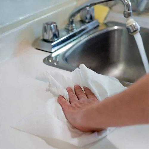 18 Rolls Gentille Giant 3 Ply Thickness Paper Towel-Extra Strong, Absorbent, Tough, Durable Kitchen Roll- Multipurpose  6 Pack of 3 Rolls Wipes 5