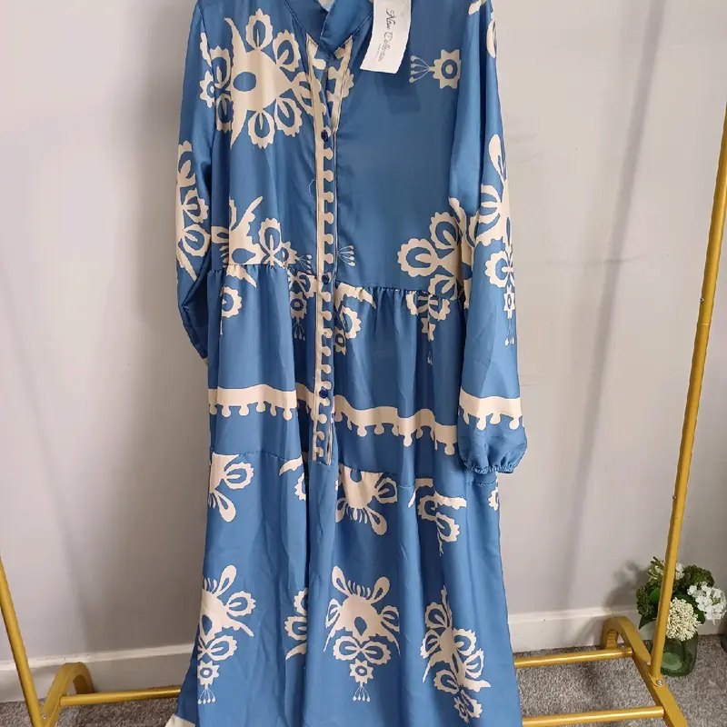 linen cotton long dress size8/16 Formal 7