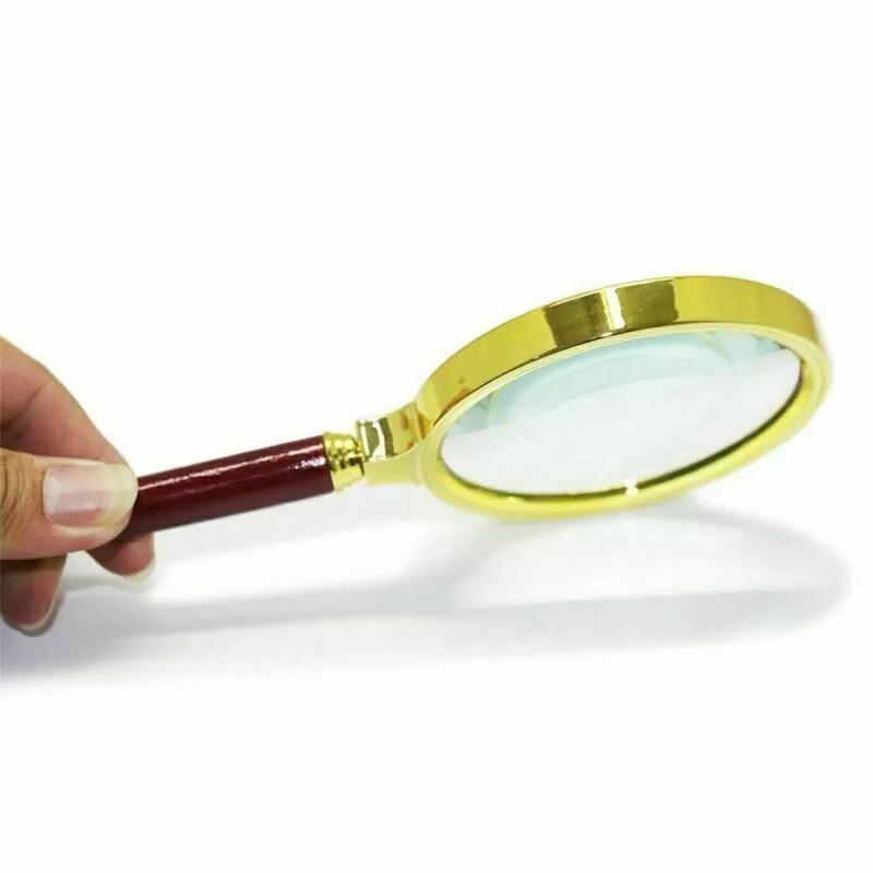 Handheld 10X 90mm Magnifying Glass Reading Map Newspaper Magnifier Jewelry Loupe 0