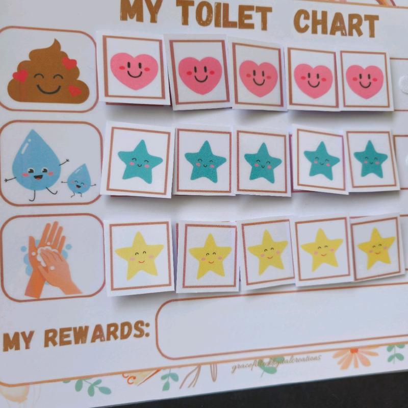 My toilet reward chart for children's potty training 3