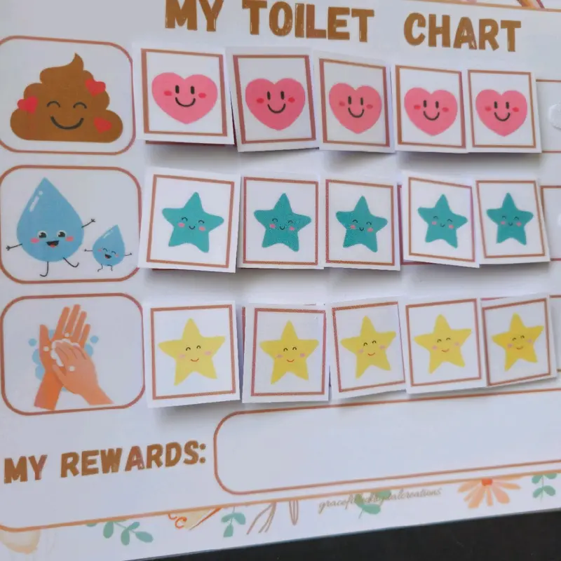 My toilet reward chart for children's potty training 3