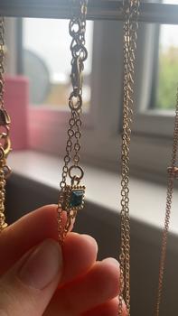 Product Review of Women's Elegant Fashion Rhinestone Decorated Chain Bracelet, Heart Cutout Butterfly Square Design Charm Alloy Bracelet from R**n 3