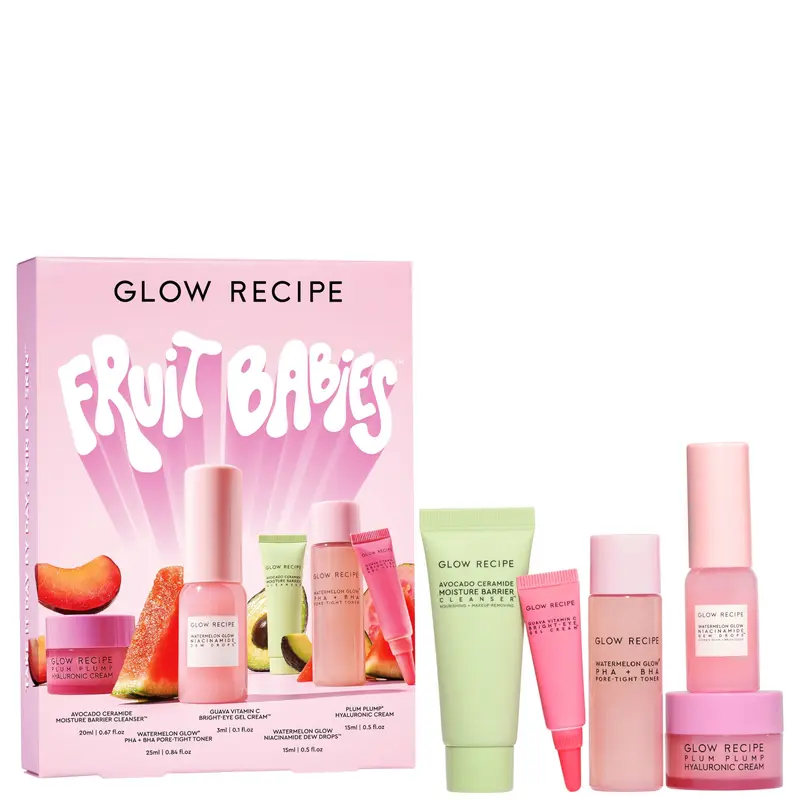 Glow Recipe Fruit Babies Routine Hydrating Skincare Set 0
