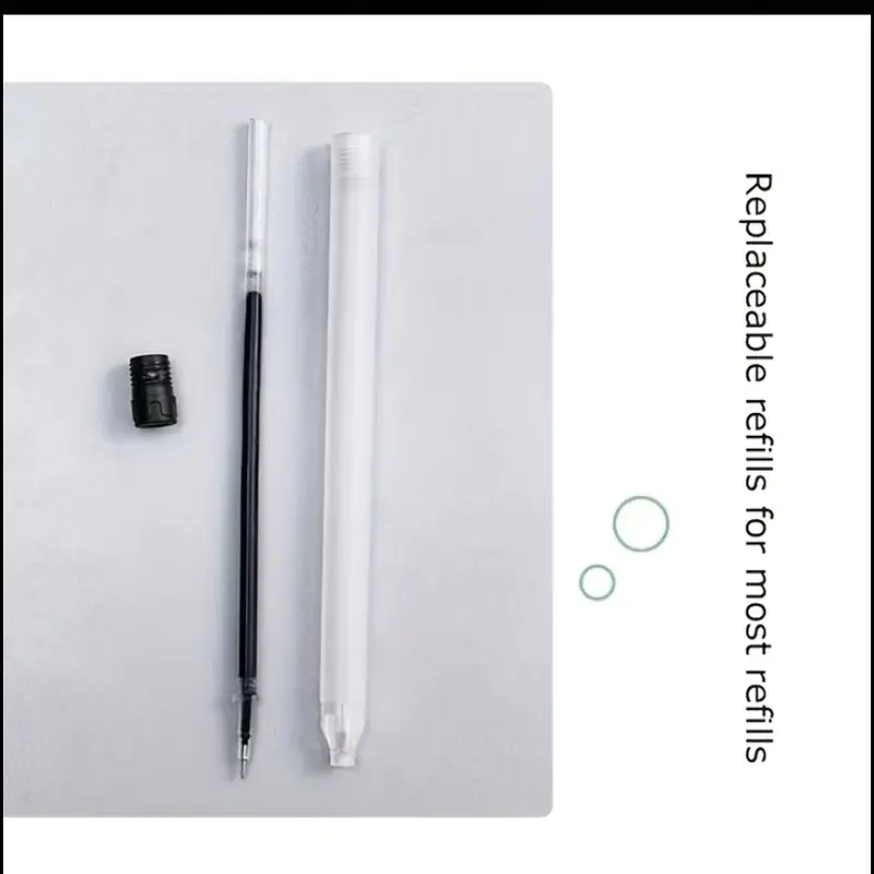 0.5mm Kawaii Gel Pens - black - Perfect for School, Office, Exam & Signature Writing! 1