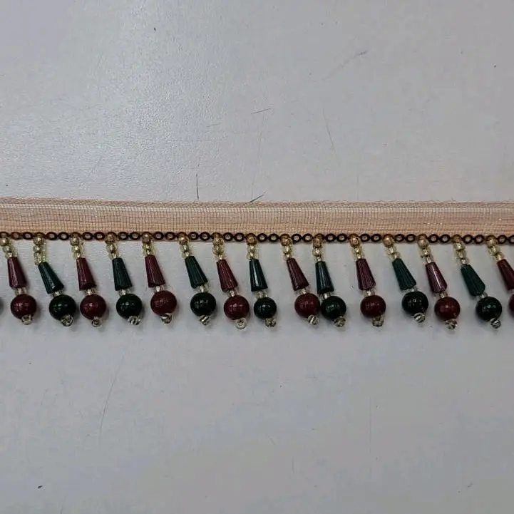Pearl Beaded Lace 1 Meter - Perfect for Dresses and Home Decor 4