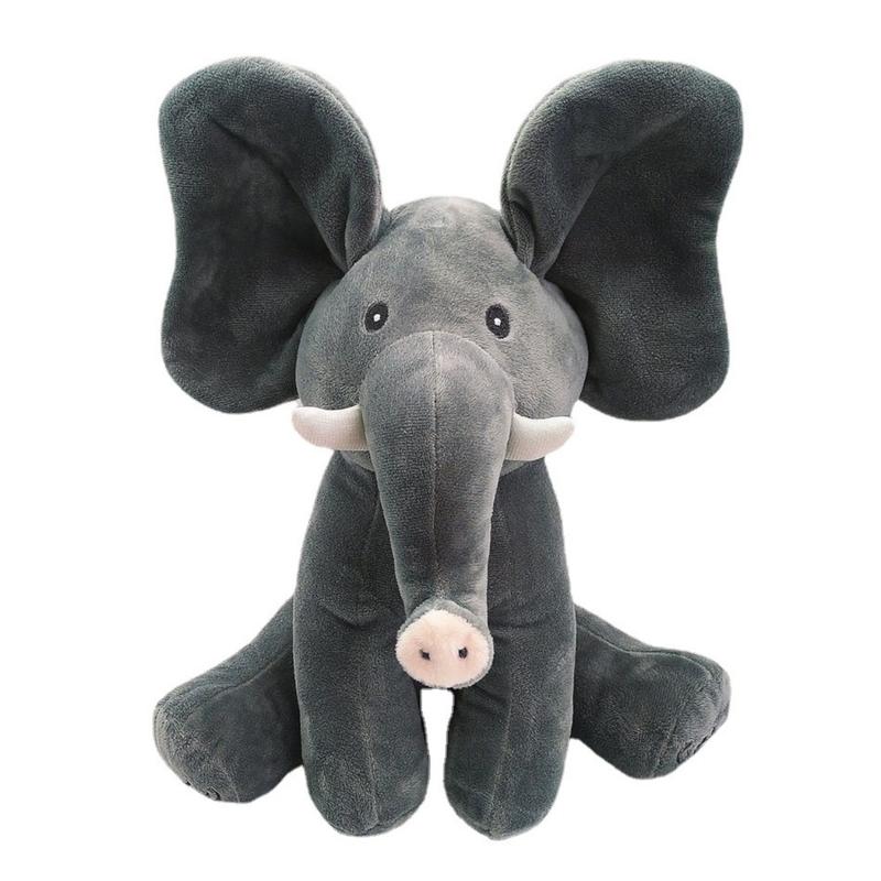 Peek-a-boo, Elephants Cover Their Eyes, Baby Elephants Can Sing, Games, Music Soothes Elephants, Plush Toys 4