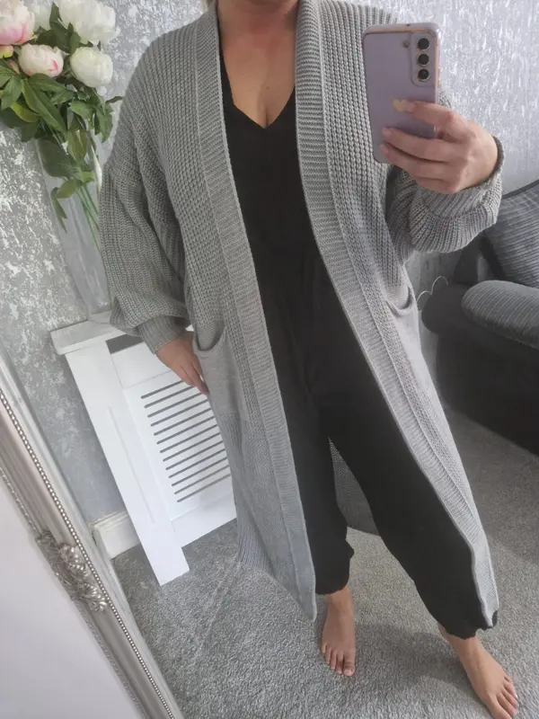 Balloon Sleeve Cardigan 4