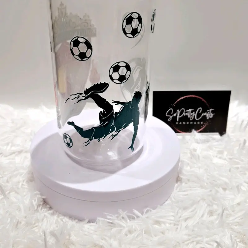 Football glass can 1