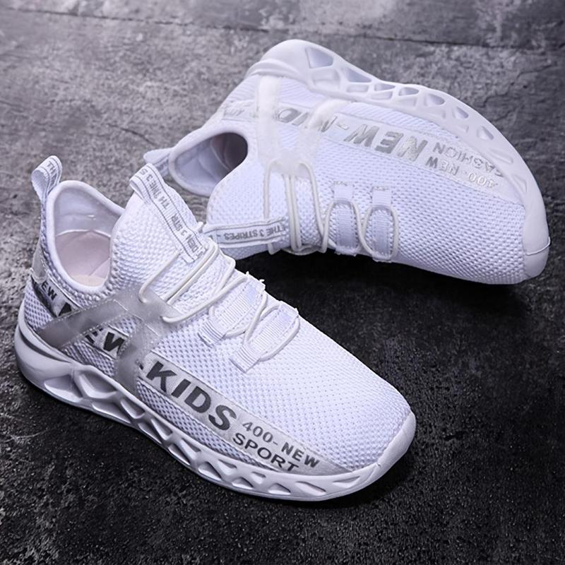 Daclay Trendy All-Season Kids' Sneakers: Breathable, Durable Rubber Sole, Fashionable Plaid, Lace-Up Comfort for Teens 1