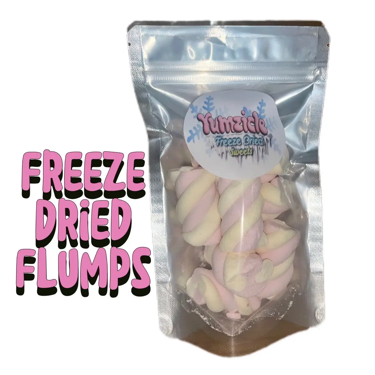 Freeze Dried Flumps sweet d freez Snack Candy Crunch
