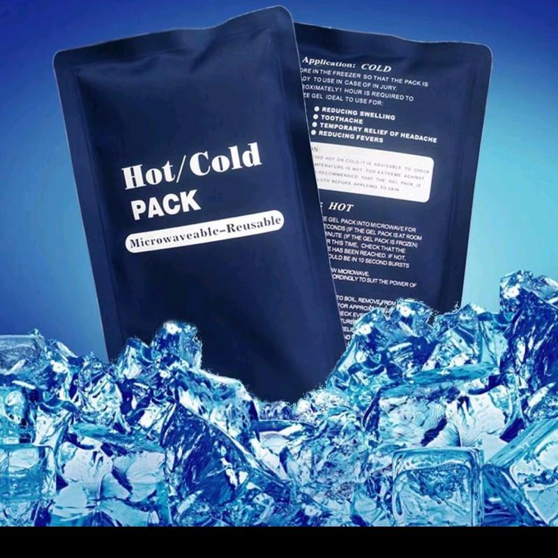 Hot and cold gel packs -  Compact - Soothing -  pack of 2 - for inflammation and muscle strains. 0