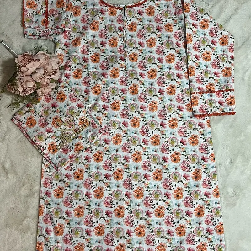 Binsaeed 2pc co-ord set soft khadar winter collection medium to 2xl have trouser.. 1