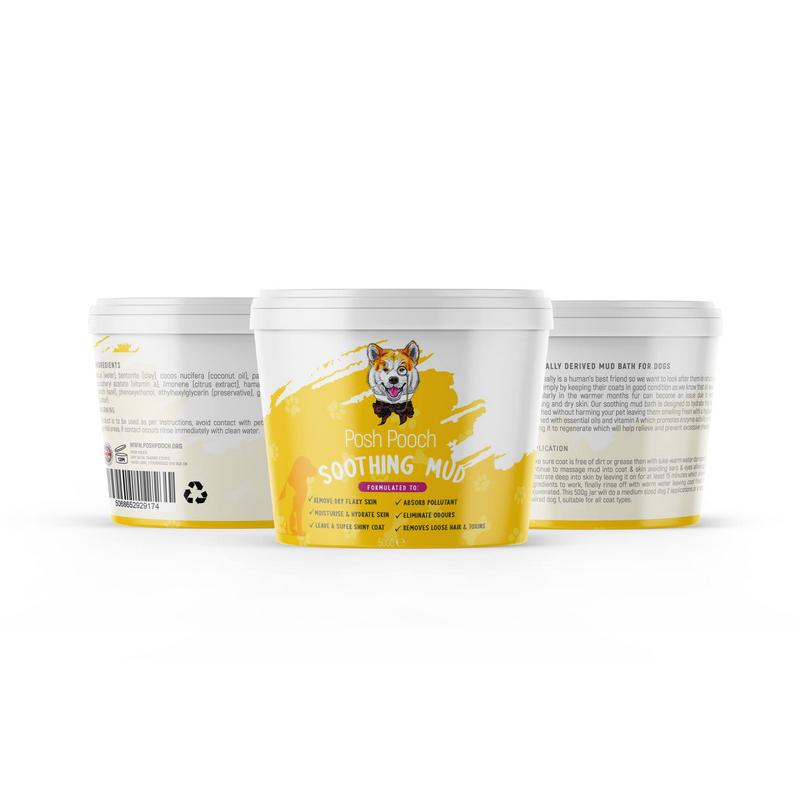 Soothing Mud Wash For Dogs | Enriched Vitamins, Natural Detoxing Hydrating Nourishing Itchy Flaky Skin Remover Moisturising Relief Wash | Deep Cleaning Deodorising Cruelty Free Mineral Spa Treatment 0