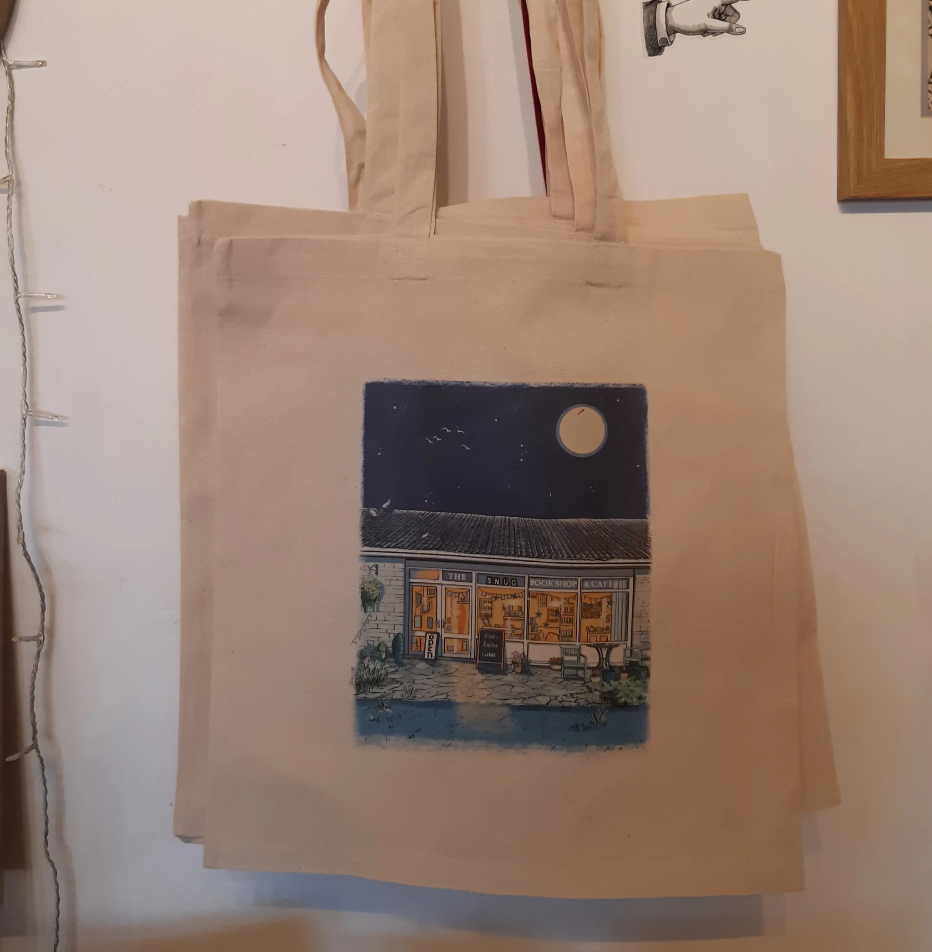 The official Snug Bookshop Tote Bag