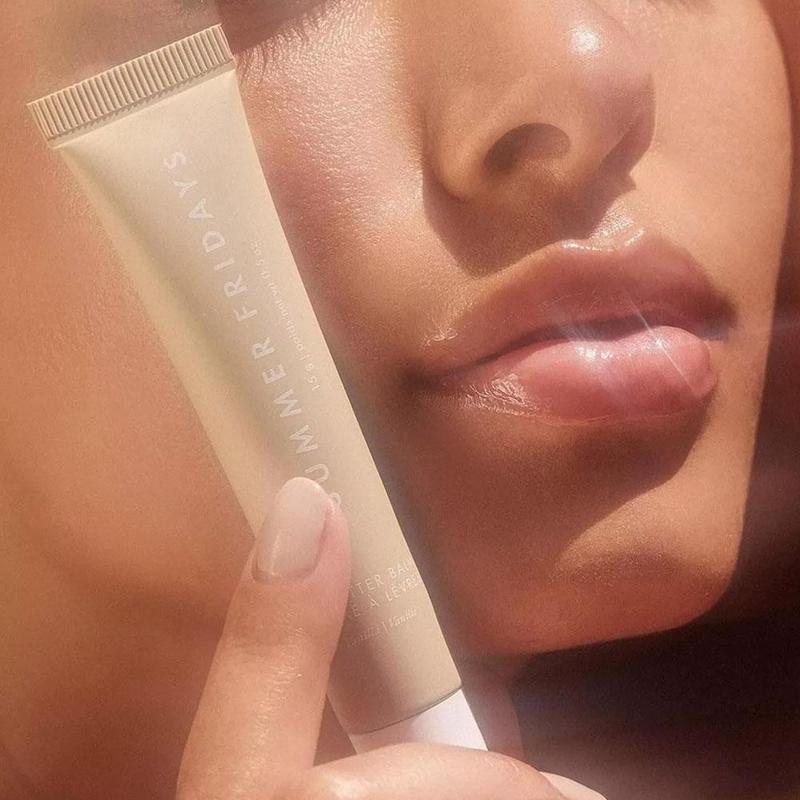 Product Introduction of Summer Fridays Vanilla Beige Lip Balm Mini Lip Gloss Set Moisturizing Transparent Smooth Soft Tube Mirror Lipstick Makeup Set Moisturizer Cosmetic 16