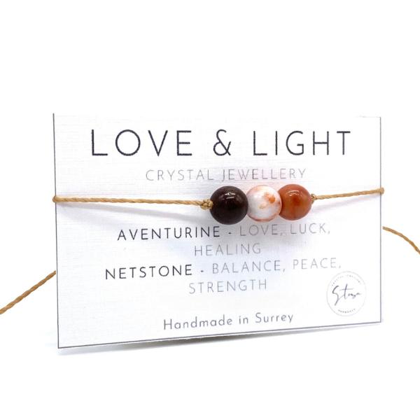 Stosa - Crystal Bracelet - Real Crystal Jewellery - String Crystal Bracelet - Energy Bracelet - Anxiety Bracelet - Healing Bracelet - Crystal Anklet Daily Birthday 7