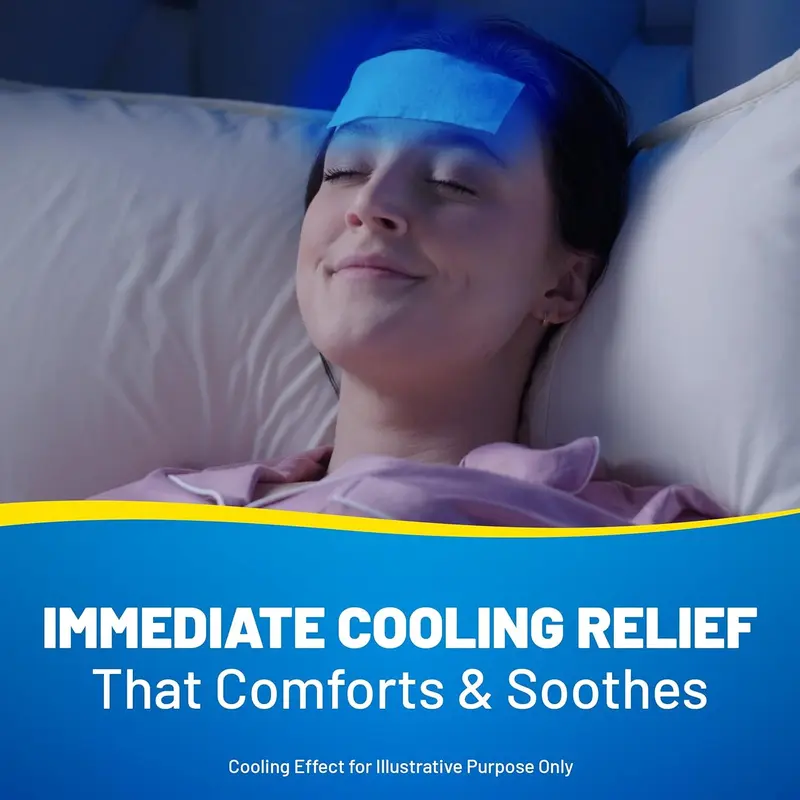 Kool n Soothe Migraine Cooling Strips - 4 Strips 2