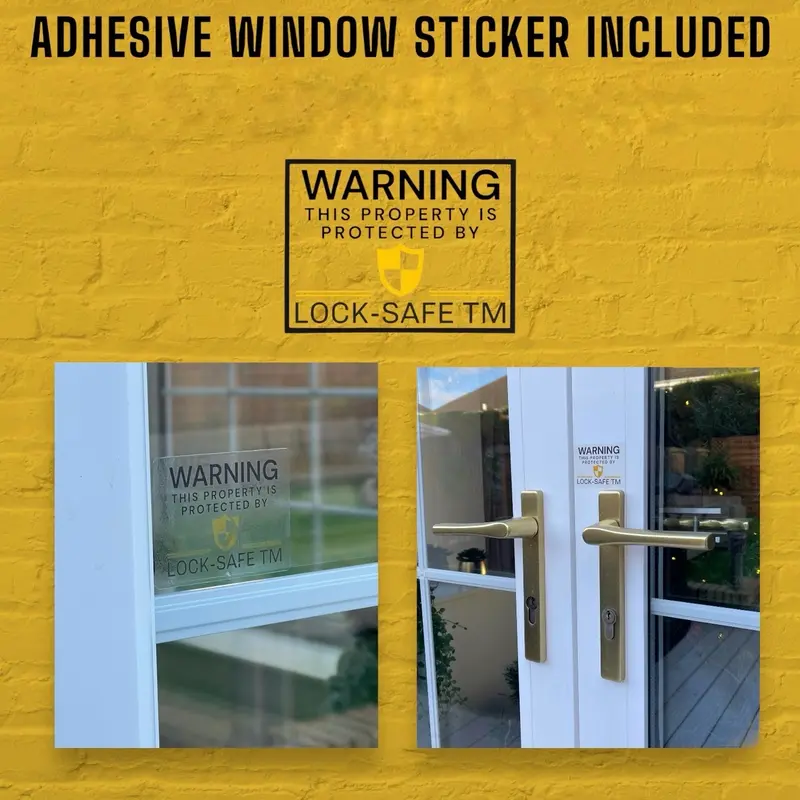 Patio Door Lock - French Door Lock - Security Lock - Lock-SafeTM 2