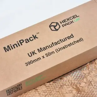 Sustainable Packaging Scotland | Honeycomb Paper Bubble Wrap | Mini Packs Hexcel | 390mm x 50M | Paper Cushioning | UK Manufactured | 7