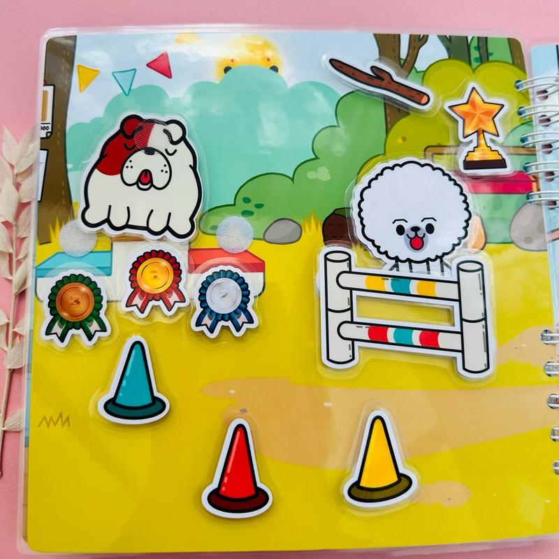Toca Pets Velcro Book with Pets - Educational Toy for Kids 8