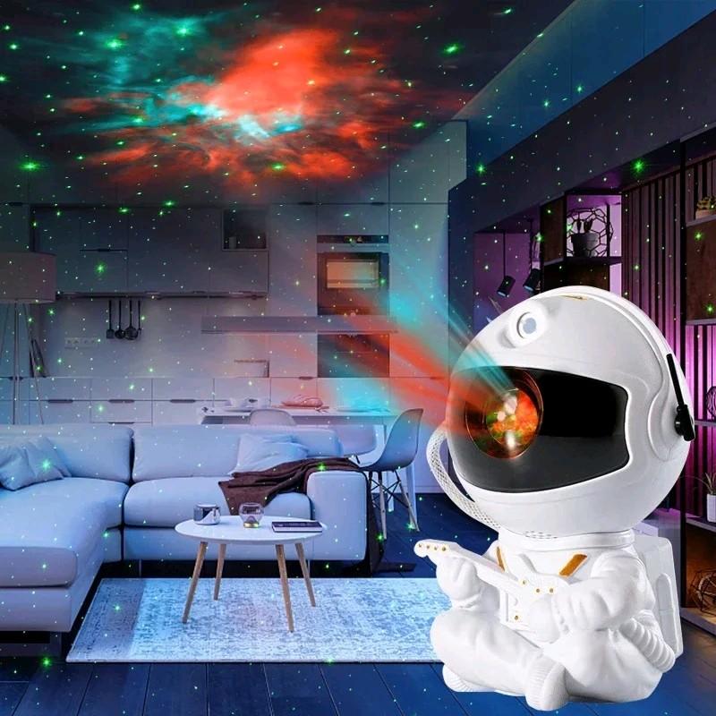 Galaxy Star / Guitar Astronaut Projector LED Night Light Starry Sky Porjectors Lamp Decoration Bedroom Room Decorative For Children Gifts for parties birthdays gaming room 1