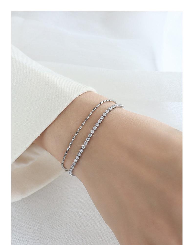 Product Introduction of Tiffany Double Layer Bracelet in Silver 5