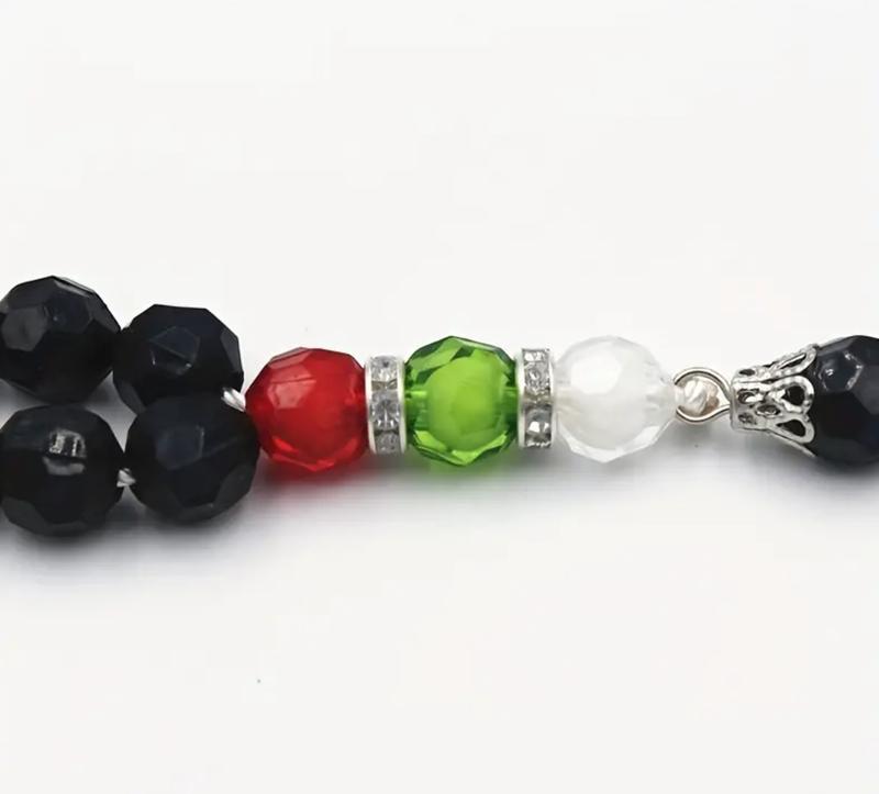Rosary In The Colors Of The Flag Prayer 33 Beads Tasbih Islam 4