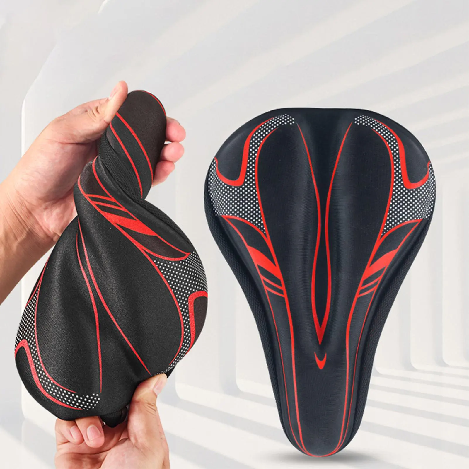 Bike Seat Cushion Waterproof Bicycle Saddle Cover Comfortable Breathable Gel Padded Bike Seat Cover For Cycling Bike Accessory