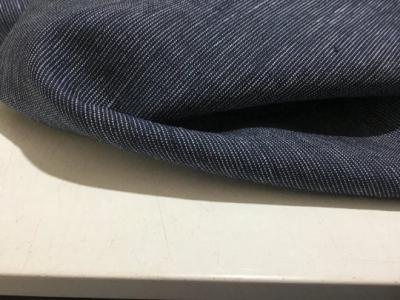 NEW High Class Denim Colour 100% Linen Fabric 1