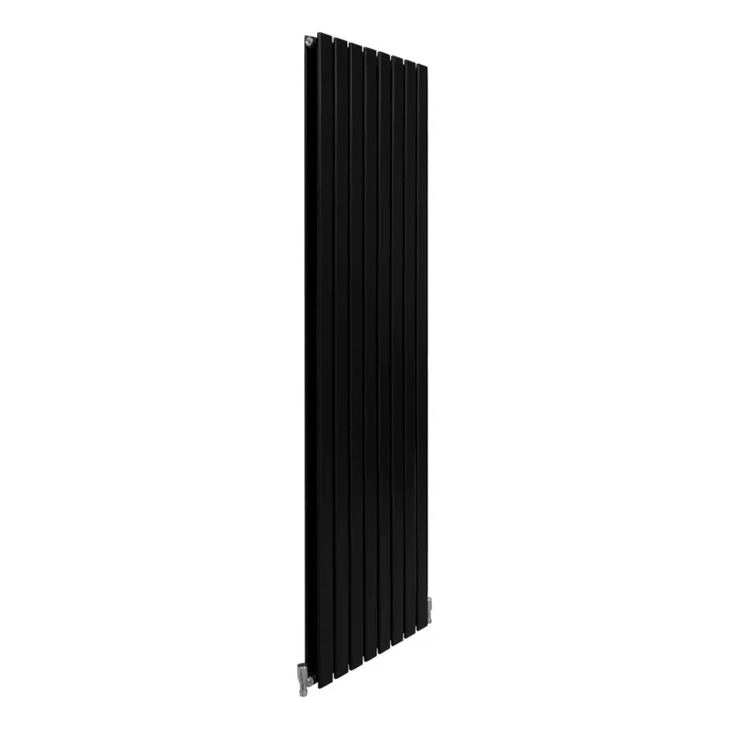 Designer Flat Panel Radiators Matt Black 1800mm x 560mm 2