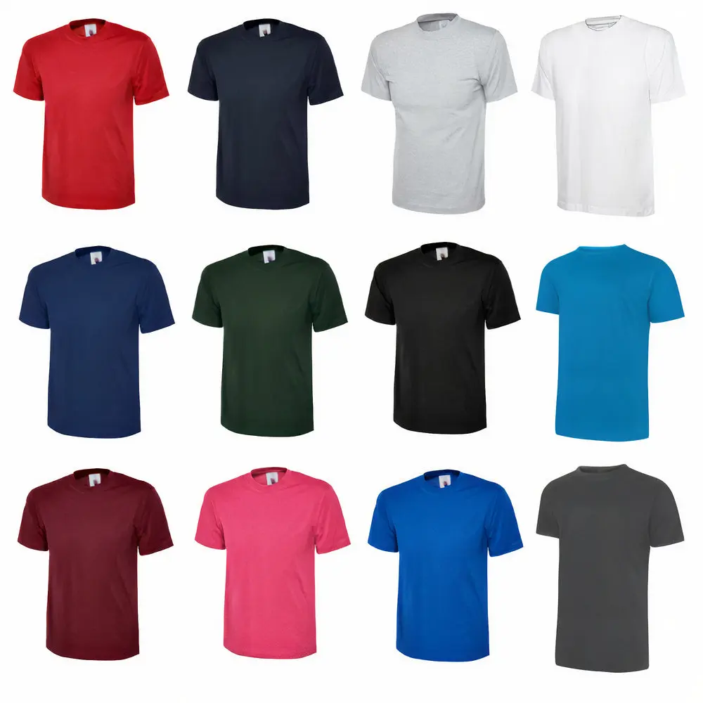 Men's Regular Fit T-Shirt - Adults Unisex Round Neck Cotton Tee, Short Sleeve Crew Neck T-Shirt